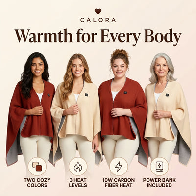 Outdoor Warming Heated Blanket Shawl